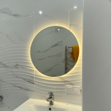 Кругле дзеркало з підсвіткою, діаметр 60см